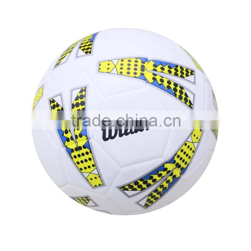 Customised PU/TPU Leather Football Size 5 Soccer Ball for Promotion
