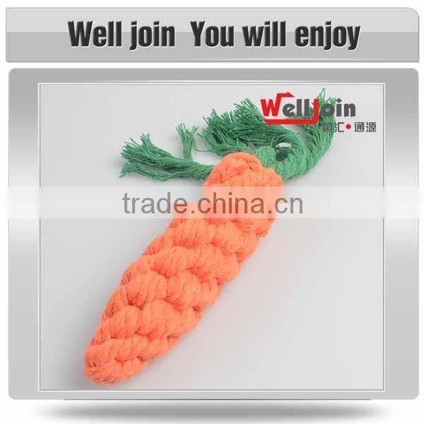New Hot Fashion carrot shape cotton rope toys
