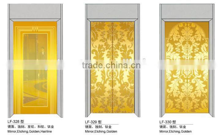 XY Elevator Door Golden Elevator Landing Door