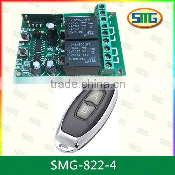 2 Channels transmitter and receiver remote control 433 SMG-822