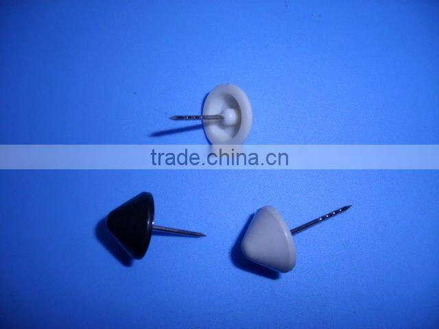 plastic hat 16mm smooth pin/groove pin