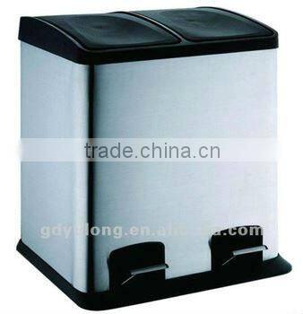 Metal and Chrome Double Side LED Mirror