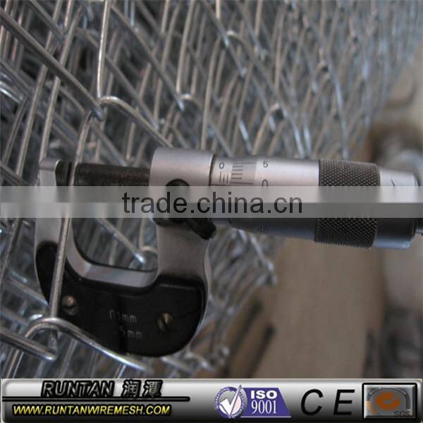 high quality hot dipped galvanized and pvc coated 1 inch chain link fence