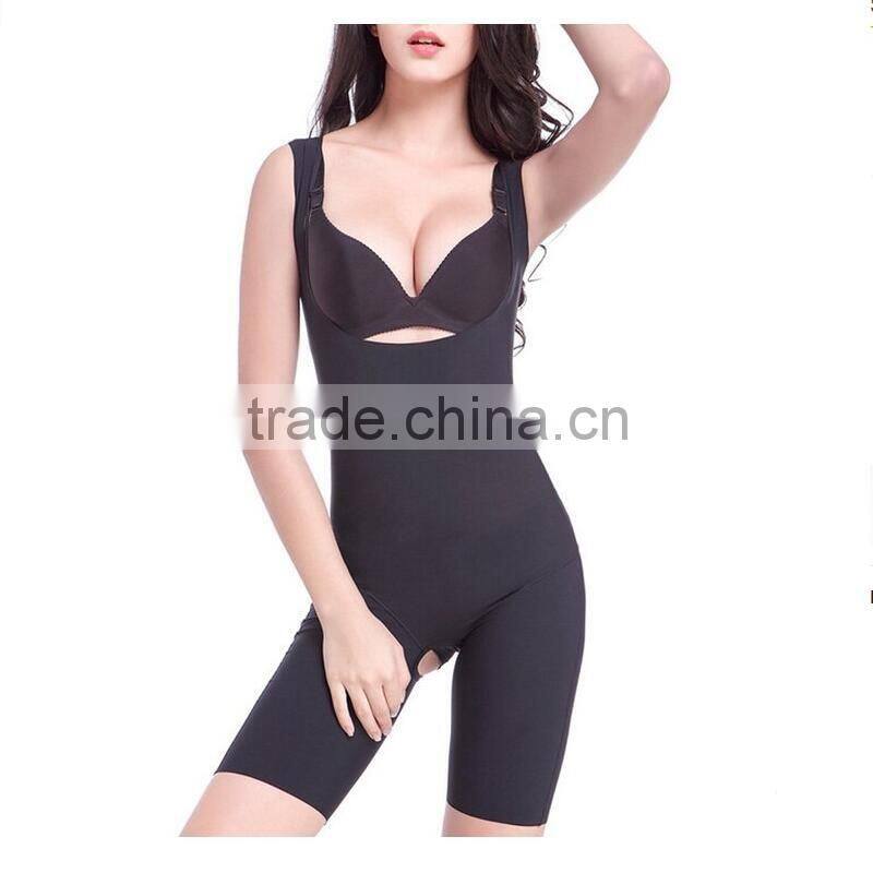 2016 News Women's Seamless Full Body Shaper Thigh Slimmer Firm Control Shapewear Bodysuit