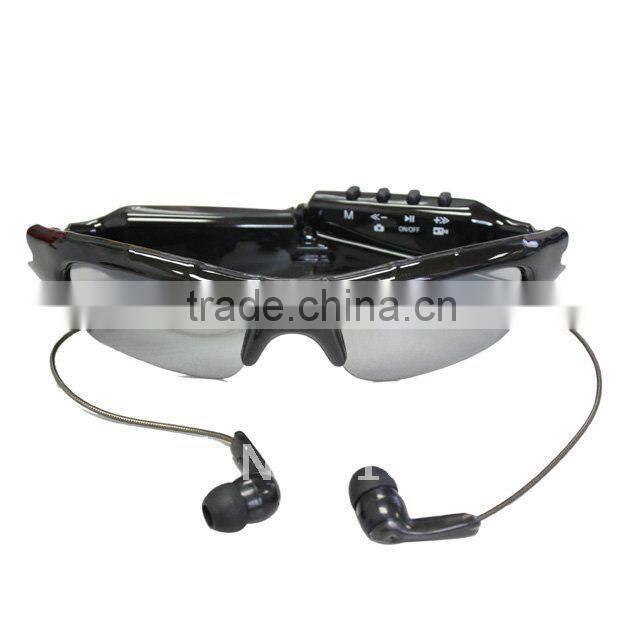 New!!! Sunglasses DV Multi-functional Sunglasses Mini DV Digital Video Recorder Sunglasses with MP3 Player DVR Camera JVE3107F