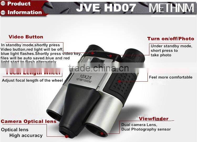 10 x 15 Zoom Telescope Binocular Digital Camera With Video recording High Resolution Binocular Digital Camera with 1.3 Megapixel