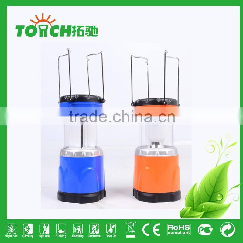 Solar Camping Light Rechargeable Camping Light Plastic Tent Lamp High Power ABS Lantern Emergency Searching Torch