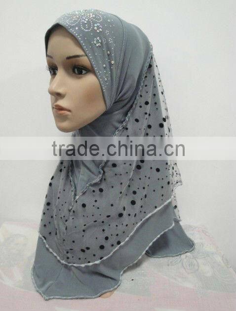 H140 latest 2 layers muslim hijab