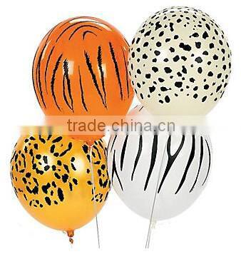 Latex Jungle Animal Print Balloons