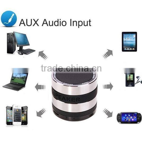 Promotional bluetooth speaker TF micro sd music player fm radio usb mini speaker