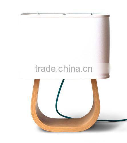 small table lamp, vintage wood table lamp, bedside table lamp