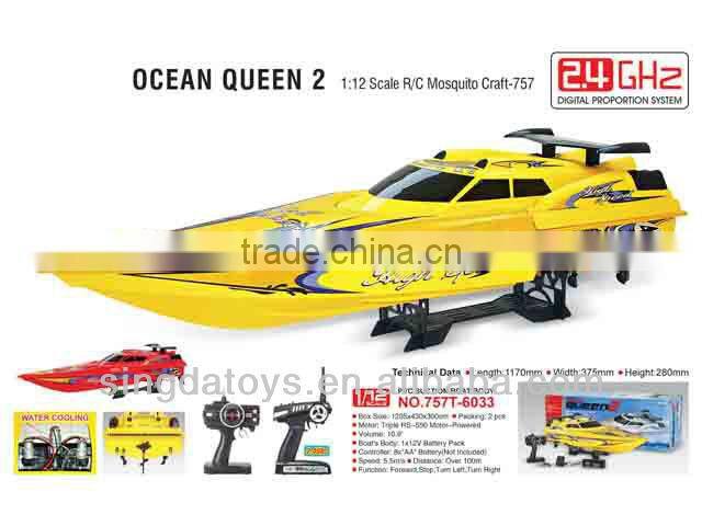 757-6019 NEW 1:25 Electric High Speed Racing RC Boat