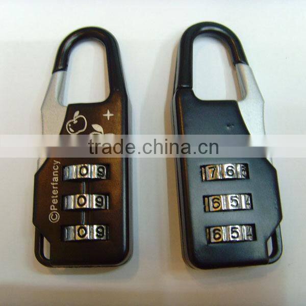 2015 CJSJ High Quality Cute Safe Resettable Combination Luggage Lock For Children and Traveler
