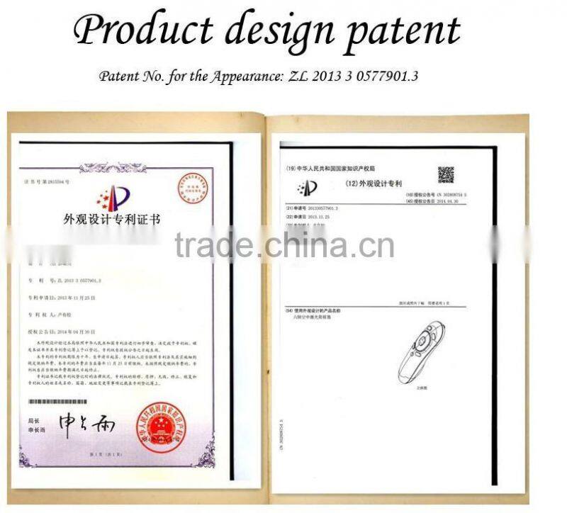 2.4 G multifunctional wireless presenter mouse with laser pointer, mouse remote controll for Android TV and PC