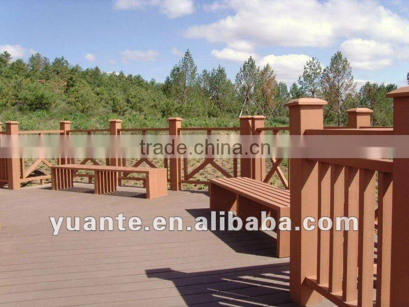 Outdoor and eco-friendly wood plastic composite WPC fence 1