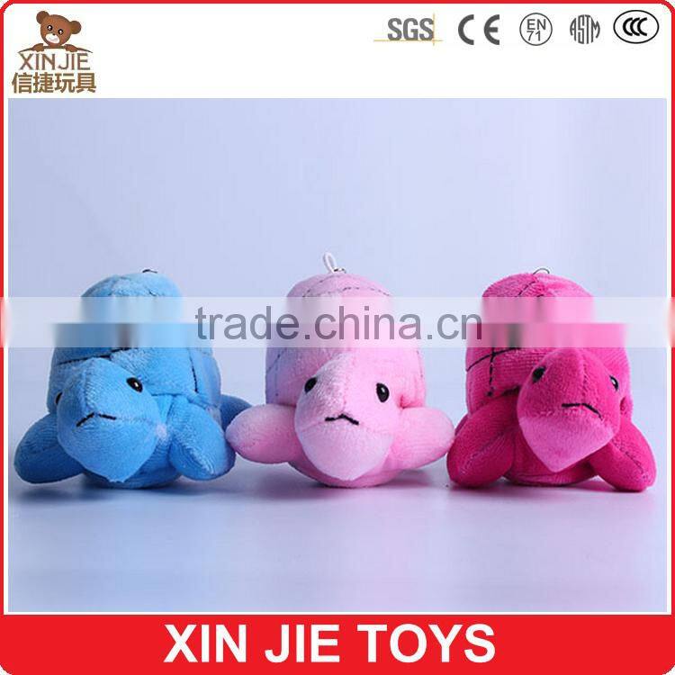 soft turtle keychain custom plush sea animal keychain 5inch soft turtle pendant