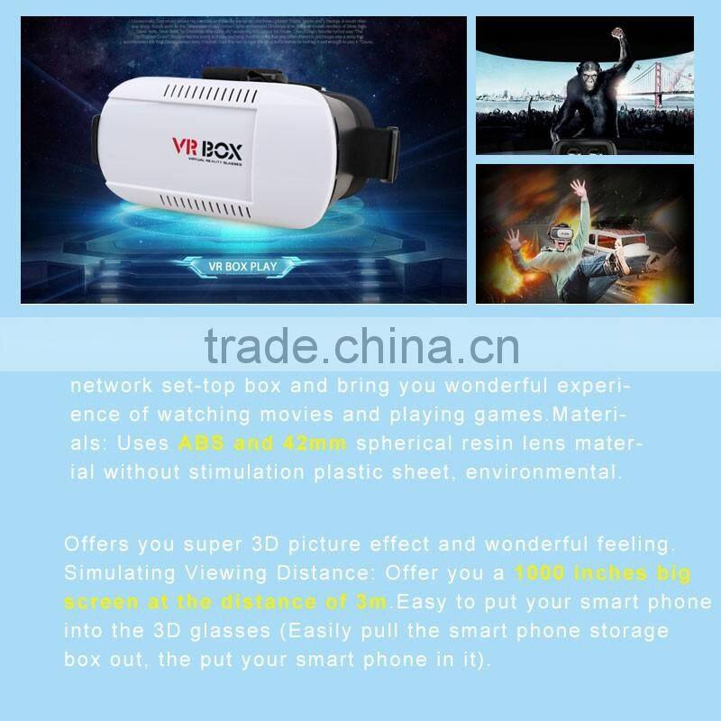 Virtual reality vr shinecon 3d headset glasses for 3D Moives And Games Support