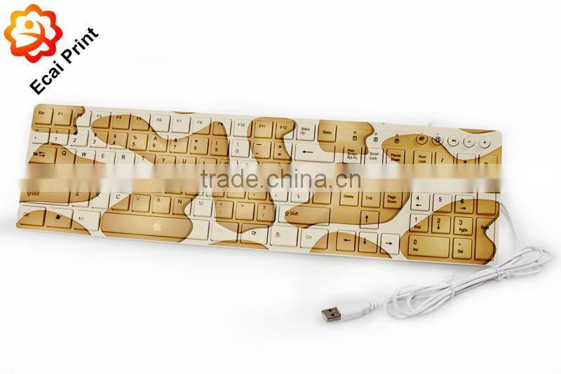 High quality fashion custom printed keyboard computer