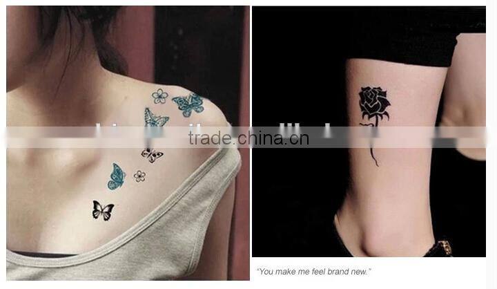 2015 fashion temporary finger free tattoo sticker