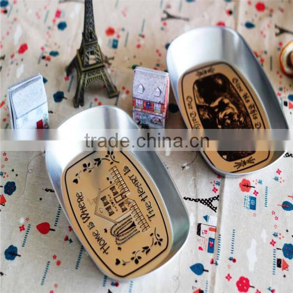 new design and large metal tin food serving tray