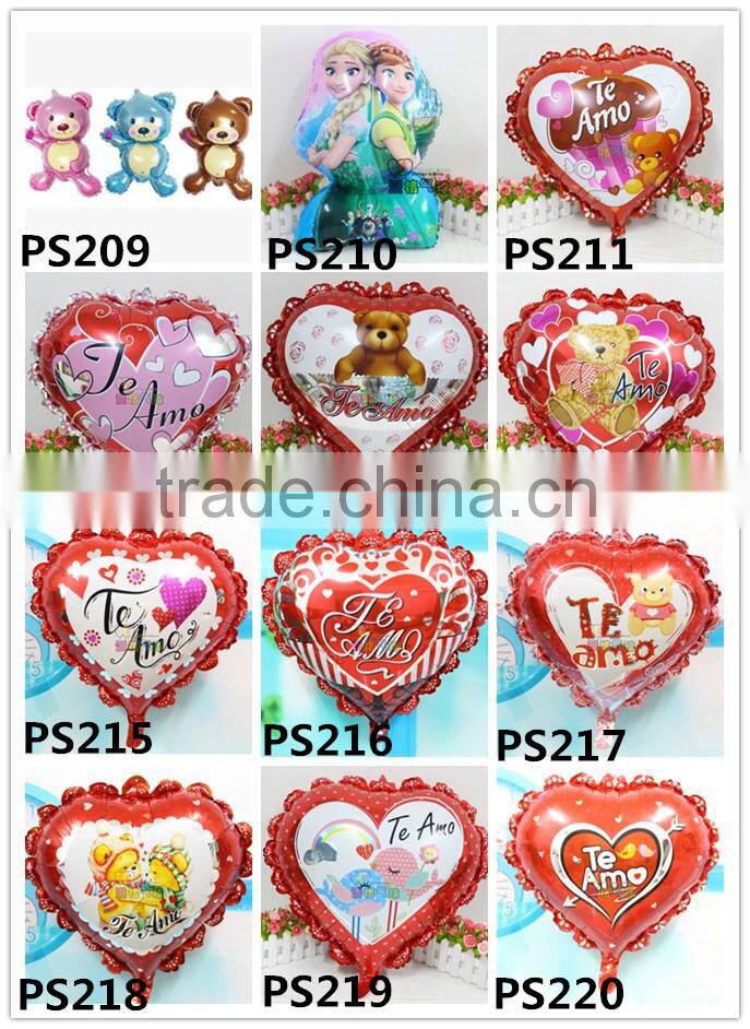 2015 New arrival 87*59cm kiss monkey balloon foil helium balloons for birthday party decoration globos,animal balloon