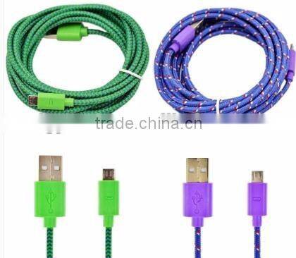 Professional Manufacturer of braid usb 2.0 male to micro usb male data cable
