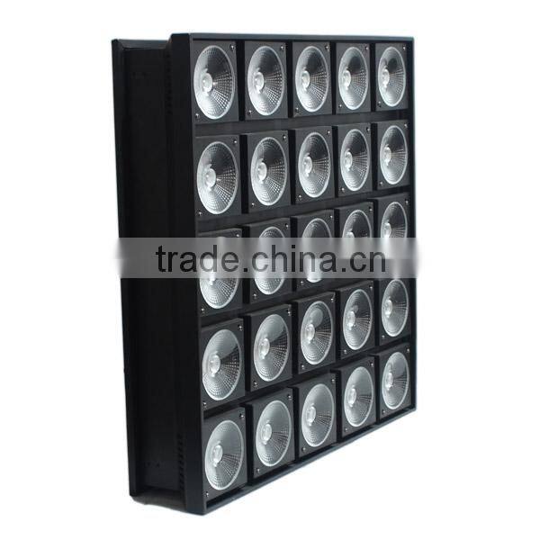 audience light stage panel 25x30w warm white or rgb matrix led blinder