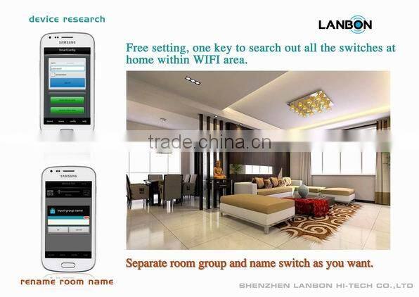 WIFI controlled light switch, WIFI Light Switch for smart home