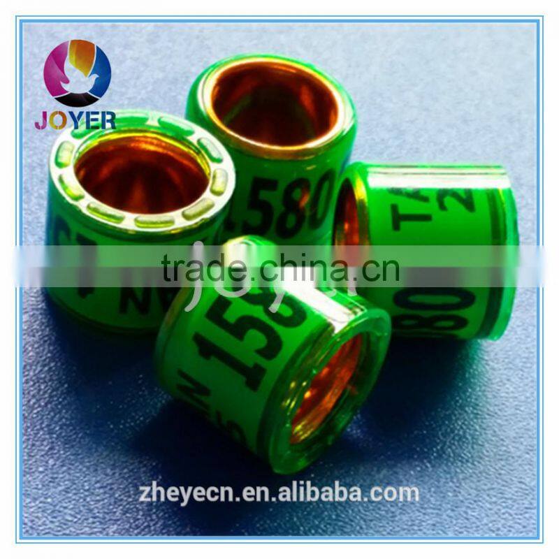 factory direct good quality and cheap price racing pigeon ring foot tag pet ring leg tag