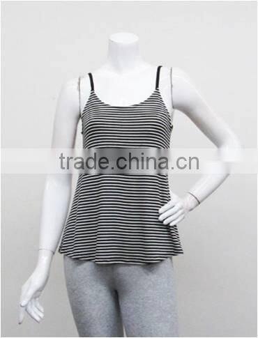 2016 latest new design women spaghetti strap tank top vest latest model tops