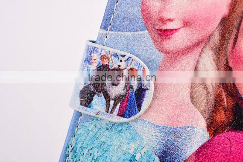 For iPhone 5/5s Frozen Flip Elsa Wallet Case With High Definiton Color Printing