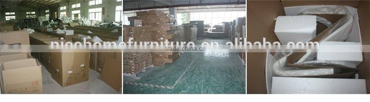 2016 Popular marble top stainless steel frame dining table
