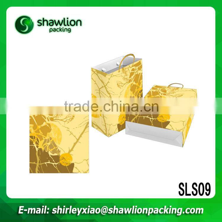 Hot sale custom logo printing gift bag with window, funny gift bags, organza gift bag