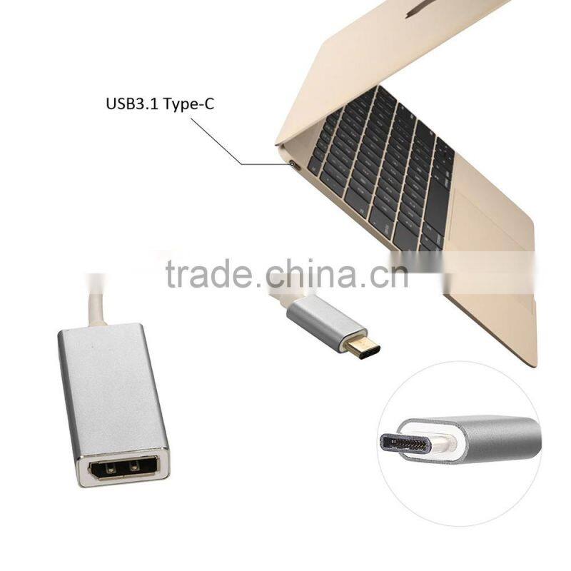 USB Type C to Displayport Female Short Adapter Cable USB 3.1 C Male to Standard