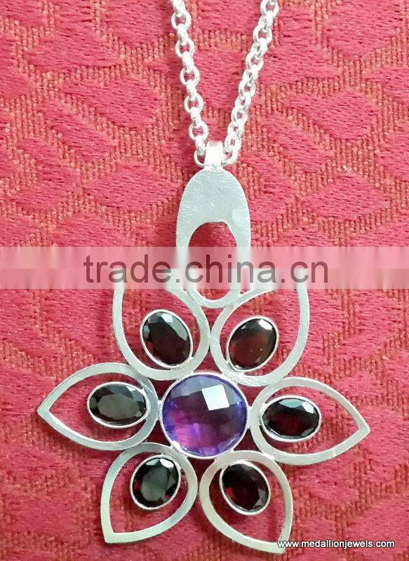 Amethyst Vermeil Designer Sterling Silver Earrings,Gold Polished 925 Sterling Silver Jewelry,Designer Earrings Fashion Jewelry