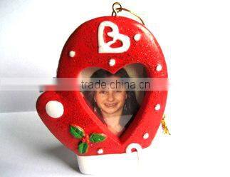 customized photo picture frames red glove shape photo frames
