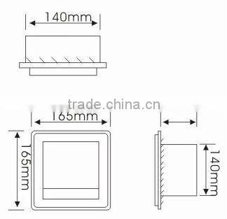 Factory Supplier Embedded toilet paper holder bathroom paper bin 5001