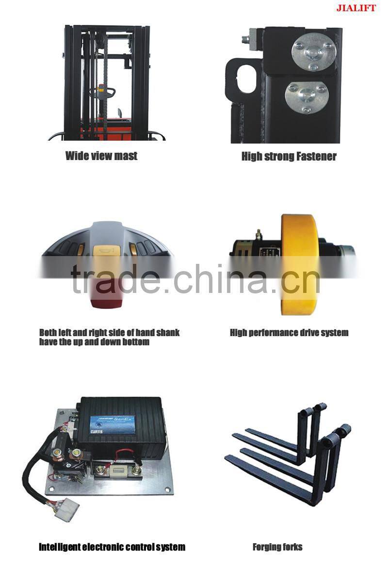 Full electric hydraulic stacker 1.5ton, 4600mm