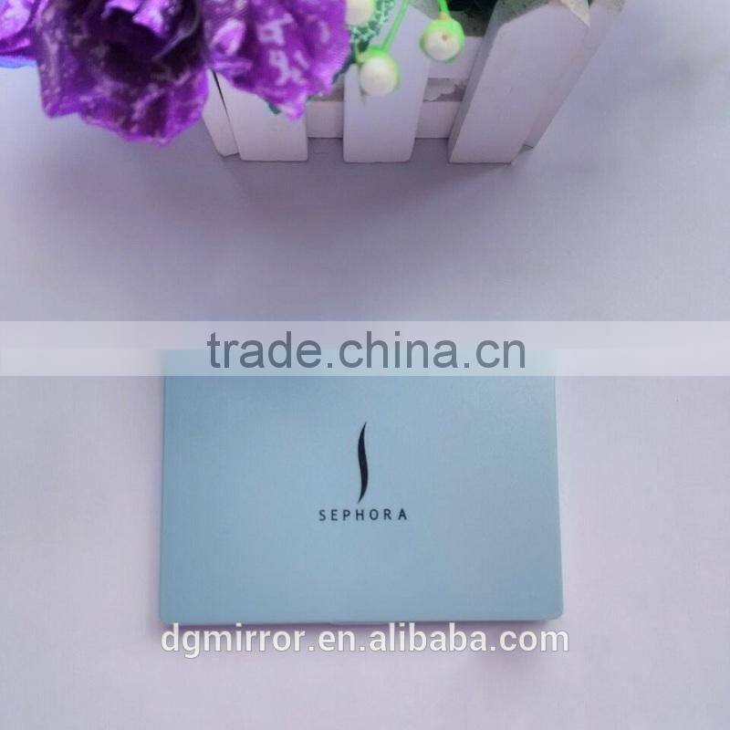 Plastic double sided make up miror, cosmetic compact mirror, lady handbag mirror, pocke mirror of girl