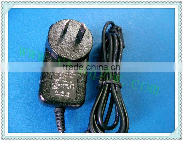 12vdc power supply 24w 12v 2a Australia adaptors passed UL GS CE KC