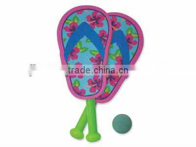 Sponge racket toy flying toy butterfly