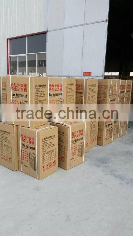 2015 high quality 1 people infrared foot sauna barrel