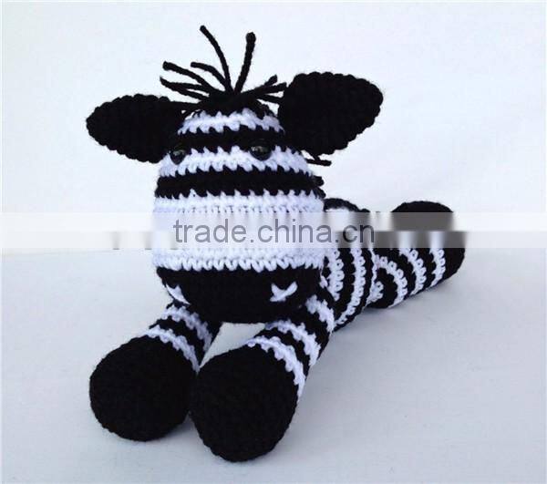 Crochet Stuffed Zebra amigurumi Toy