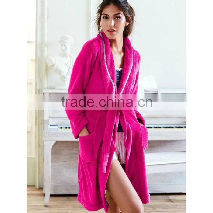 2016 hot selling sexy cheap bathrobe 100% cotton