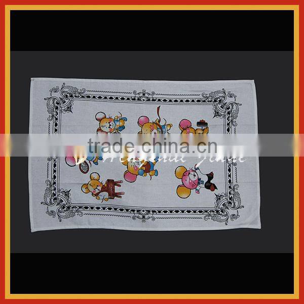popular lovely cartoon printed thin cotton tea towel