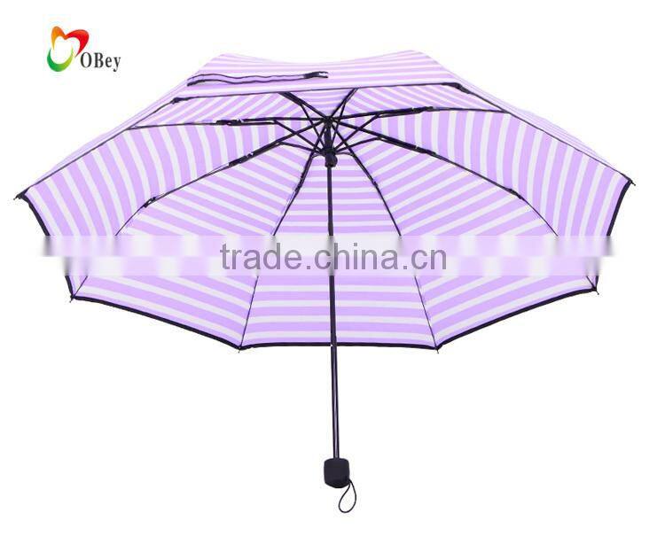 Multi Stripe Mini Umbrella