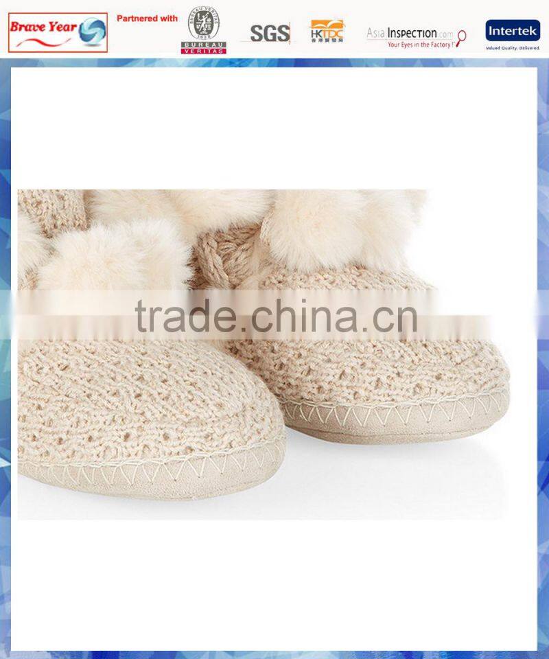 2014 cream cosy granny china bootie