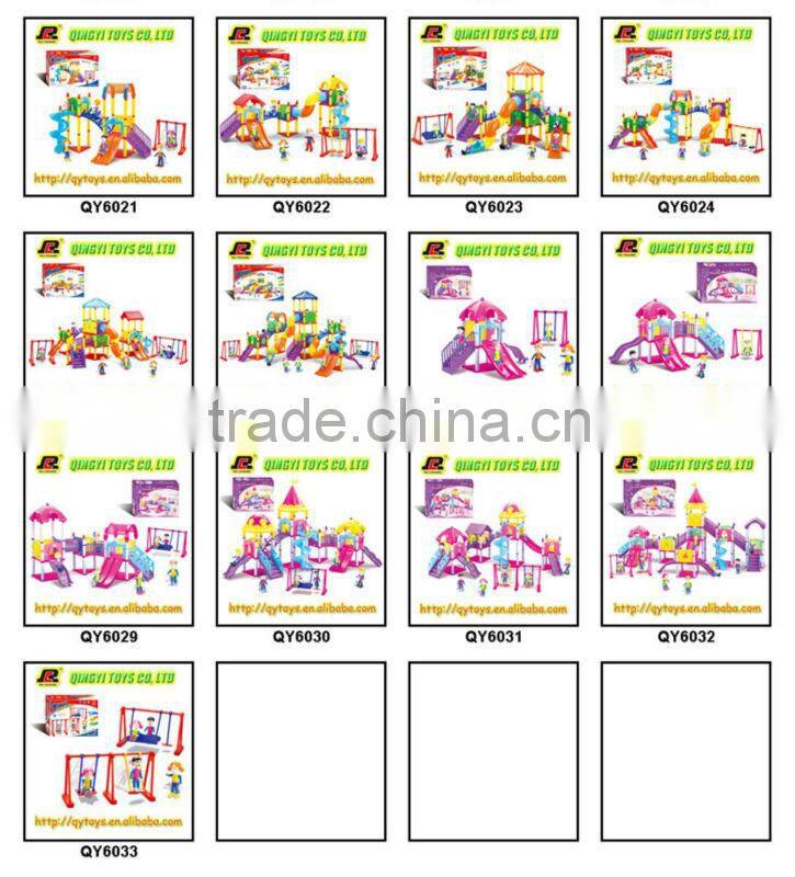 block paradise series toy DIY game for inteligent