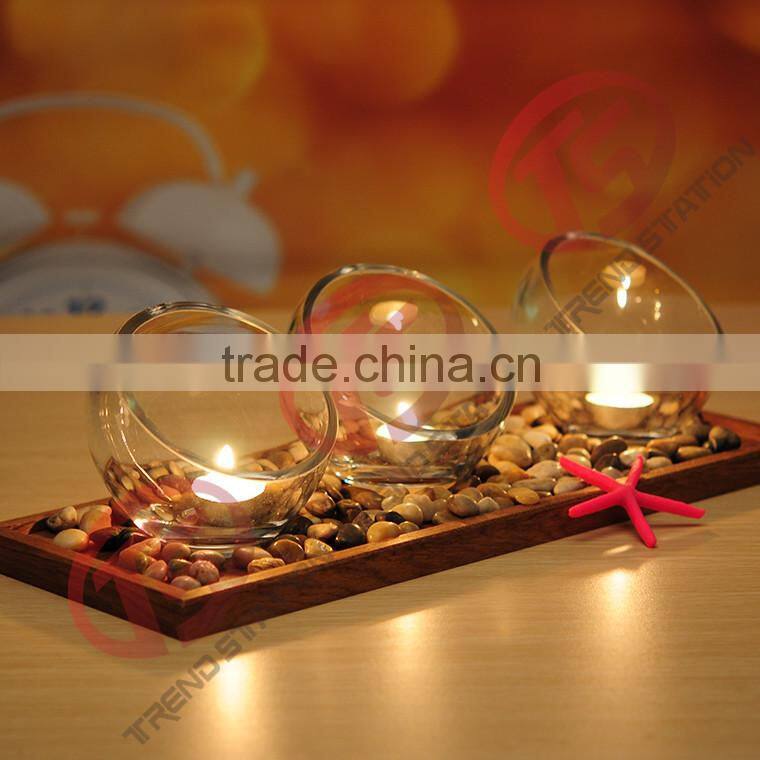 2014 Hot Selling Original And Unique Glass Candle Holder