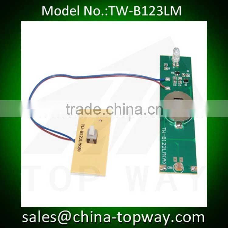 Light sensor bright red blinking led module for wine box display